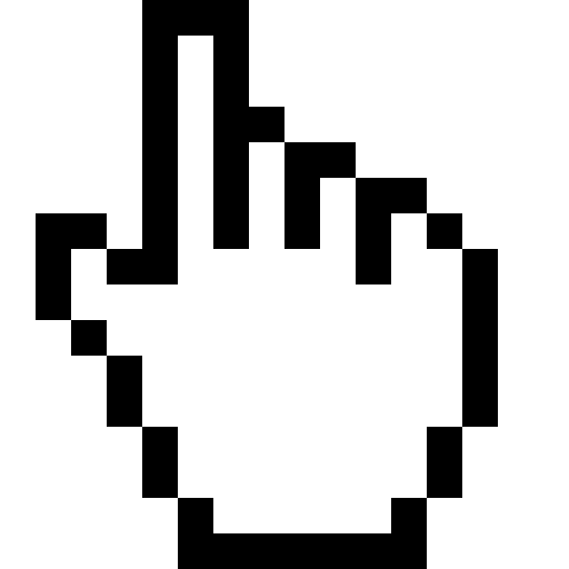 cursor, hand cursor, mouse cursor, pixel cursor, pixel icon hand