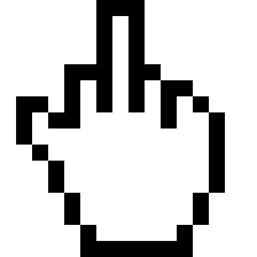 expressão, cursor, minecraft pixel, seta de pixel, pixel dedo médio