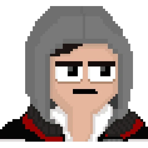 anime, pixel art, assassin pixel, pixel assassin, assassini pixel