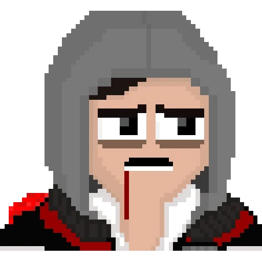 pixel art, assassin pixel, pixel assassin, assassin pixel, assassin's creed pixel art