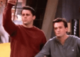 chandler, chandler bing, gifs are cool, joey tribbiani, chandler approves