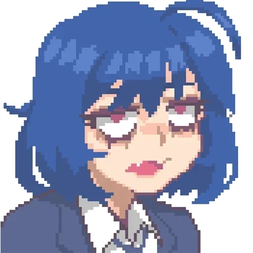 pixel, anime pixel art, oh ich denke, oh pixel