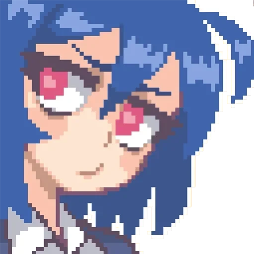 skye hcnone, pixel art, pixel artistique, pixel anime, eh pixylainchka