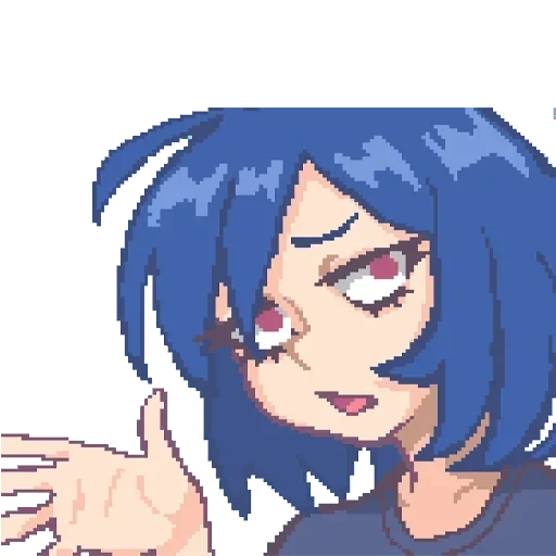 hcnone, étouffement, pixel d'art, eh pixylainchka, anime pixel marticain