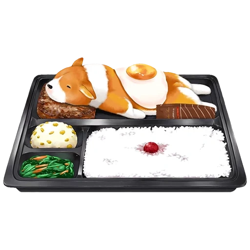 food food, pemesanan makanan, picture food, ilustrasi makanan, kue bento keji