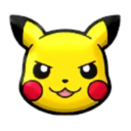 pikachu, emoticon prepuzio kachu, faccia di pikachu, schizzo di pikachu, muso di pikachu