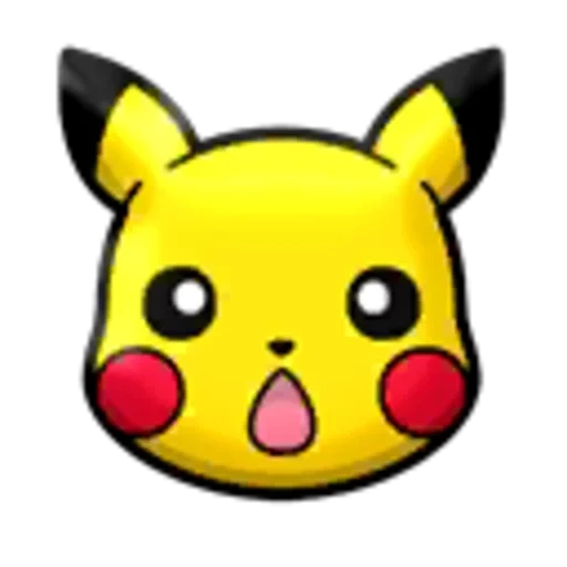 pikachu, emoticon vorpikachu, das pikachu-gesicht, pikachu skizze, pikachu mündung