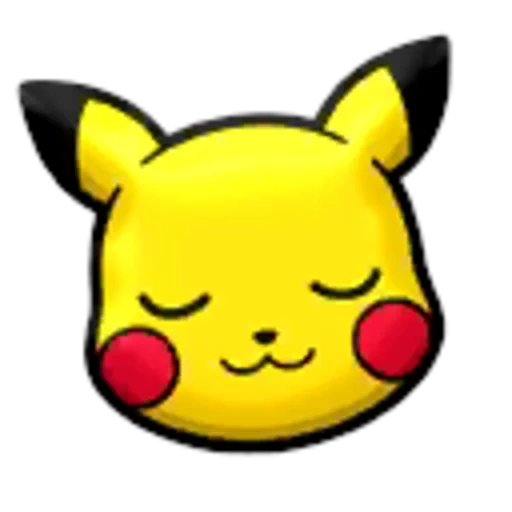 picchu, cara picachu, la expresión bao puede soñar, drowsy pokemon, cara picachu