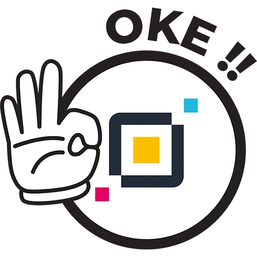 ok, icona del codice qr