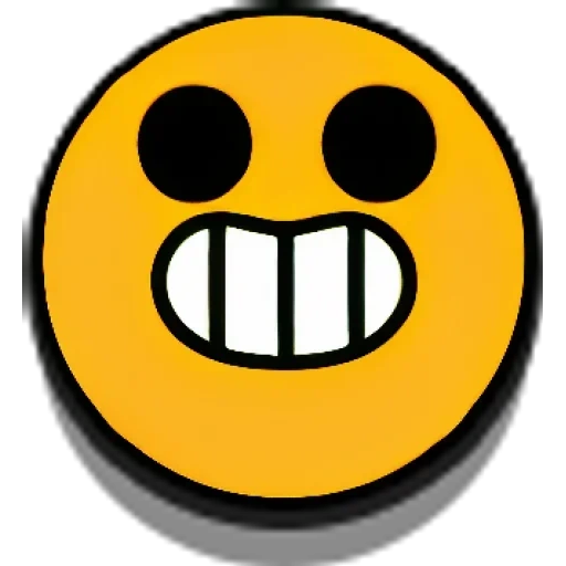 emoticon, brawl hub, smiley mit süßem gesicht, smiley, süßes gelbes smiley