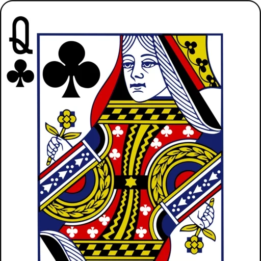 lady tref, cartas de jogo, playing cards lady, playing cards lady tref, playing cards king bross
