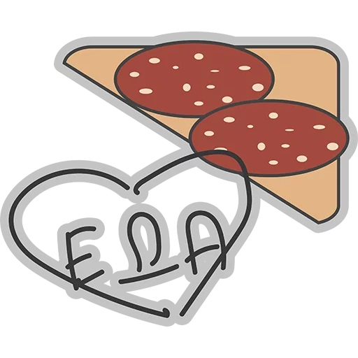 pizza icons, hör auf zu verschlingen, cartoon pizza, pizza illustration, pizza herz träger