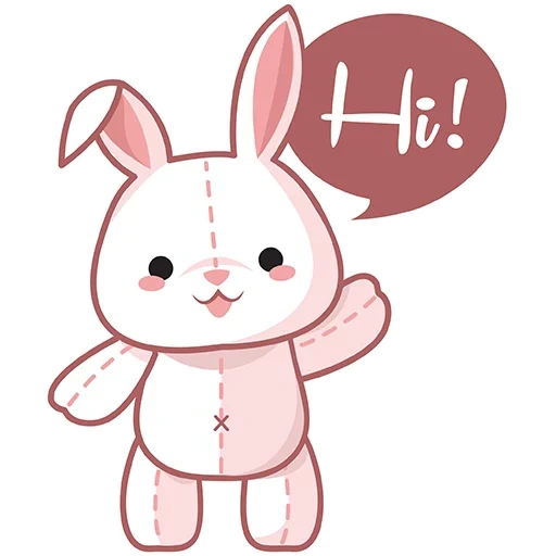 coniglietto, bunny, piccolo coniglietto carino, meng rabbit vector, carino bunny vector