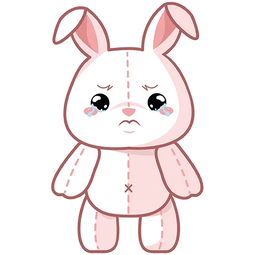 petit lapin, petit lapin, petit lapin mignon, motif de lapin, petit lapin rose