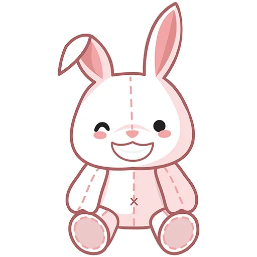 bunny, petit lapin mignon, petit lapin mignon, lapin rose, petit lapin mignon
