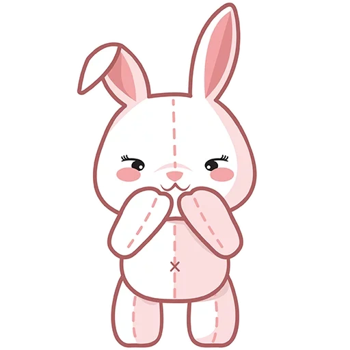 coniglietto, bunny, giocattolo, piccolo coniglietto carino, piccolo coniglietto carino