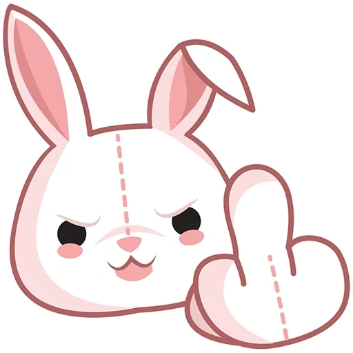 bunny, lindo conejito, meng conejo, lindo conejito, cabeza de conejo kawai