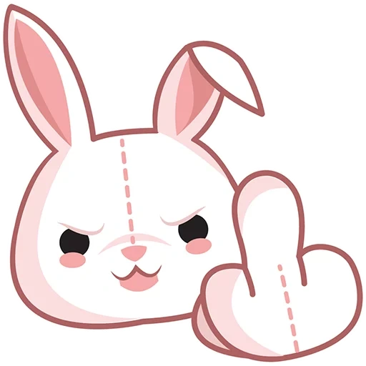 bunny, petit lapin mignon, lapin mignon, petit lapin mignon, tête de lapin kawai