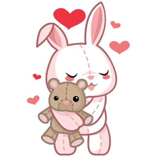 kelinci kecil yang lucu, kelinci kecil yang lucu, honey rabbit, sketsa kelinci lucu, hari ibu kelinci lucu