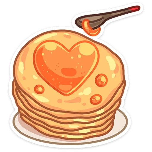 dishes, emoji, cooking, pancake drawing pancake maslenitsa children