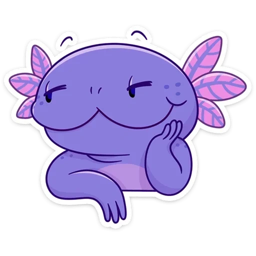 rire sur fo, stickers axolotelli