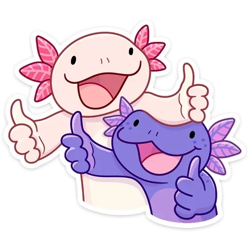 axolotl, axolotl drawing, plush axolotl, little axolotl, axoloted stickers on the