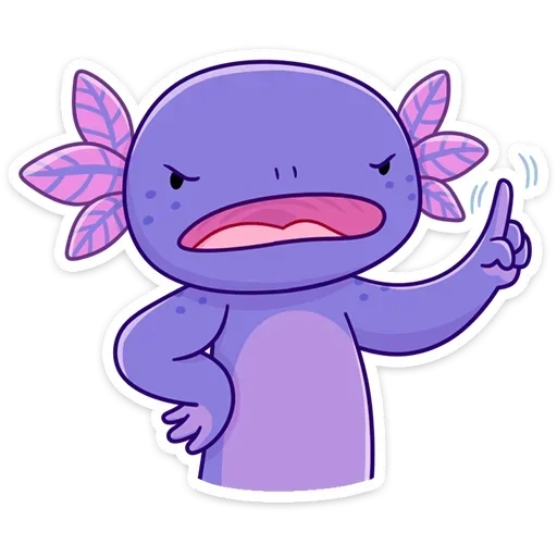 rire sur fo, stickers axolotelli