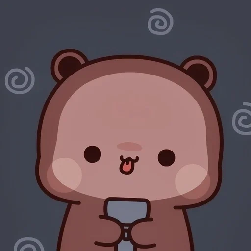 kawaii, un ours mignon, anime mignon, l'anime mignon, anime dessins mignons