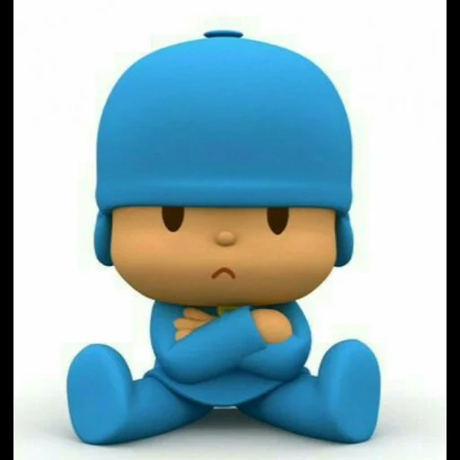 twitter, pogoyoyeh, calm down he was angry, cartoon pokoyo, let's go pocoyo