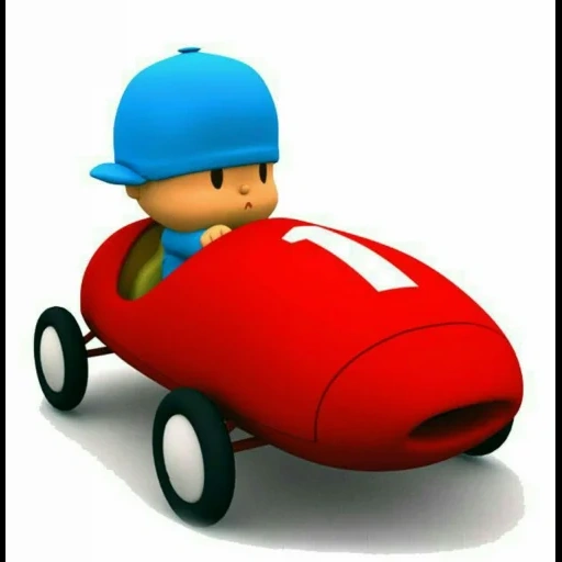 poli della gara, andiamo pocoyo, gioco di gara di poso, poteso great race, giocattoli di auto da corsa