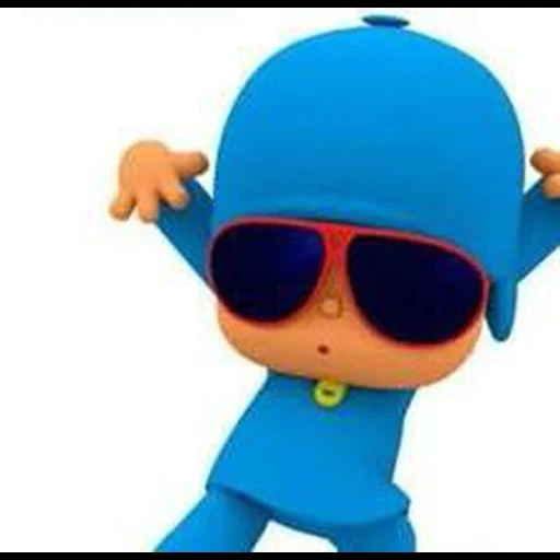 lol meme, gafas de pocoyo, caricatura de círculo, vamos a pocoyo, estilo poleso ganges