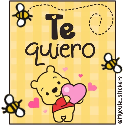 splint, te quiero, buenos dias, a lovely pattern, translated by besitos para ti