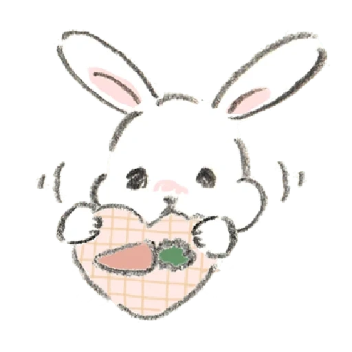 bunnies, bunnies, bunny ciao, disegni carini, disegno di coniglio