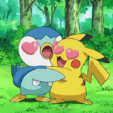 pikachu, pokemon, gofita pokemon, pokemon hugs, pippip i pick up love