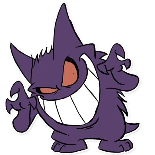 pokemon hengar, violet pokemon, pokemon ghost of hengar, evolusi pokemon genggar, violet pokemon hengar