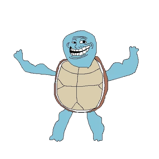 un jouet, mème de squirtle, machoke pokémon, dessin à la tortue, nicholas cage pokémon