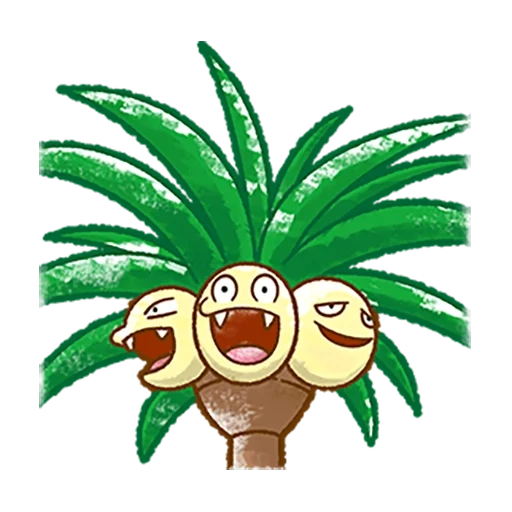 alola exeggutor, exeggutor покемон, покемон алола экзеггутор