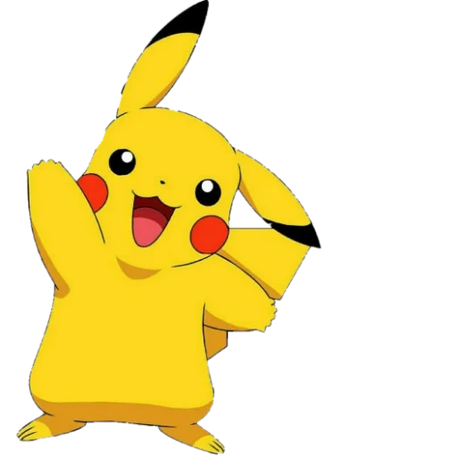 pikachu, pokemon pikachu, pikachu sryzovka, personaggi picacho, pikachu con sfondo bianco