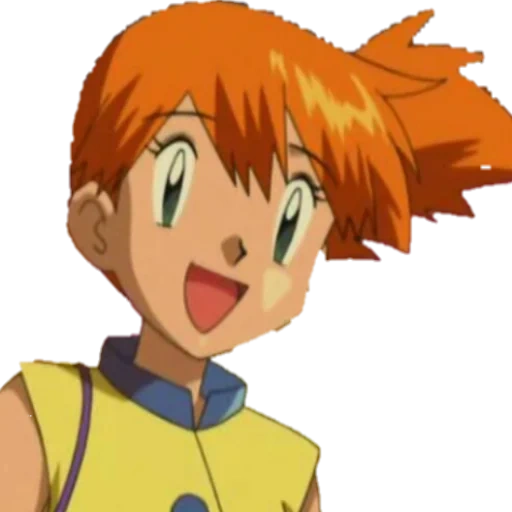 misty, pokemon misty, pokemon di mysty, misty pokemon è arrabbiato, il personaggio di misty di pokemon