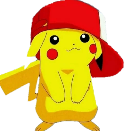 pikachu, pokémon, alola pikachu, kapitän pikachu, pikachu ist eine süße zeichnung