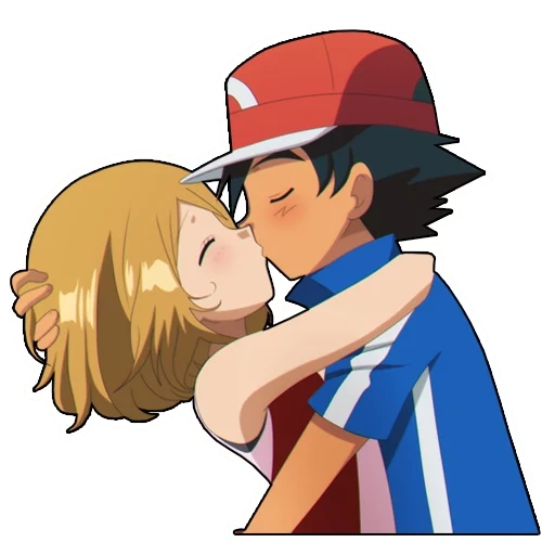 ash kechum, ash x serena, pokemon serena, ciuman ash ketchum, ash ketchum serena love