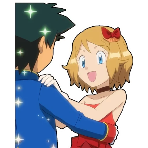 cendres pokemon, pokémon serena, anime pokemon, pokémon ash serena, famille pokemon ash serena