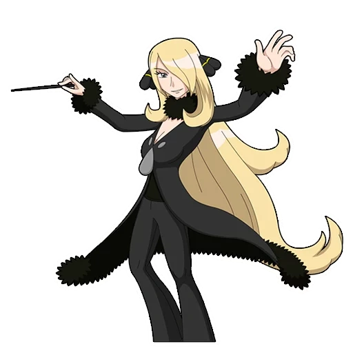 pokemon, pokémon cynthia, cynthia pokémon, personnages pokemon, lady cynthia pokémon