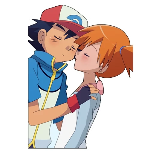 misty, ash misty, pokemon ash, pokemon grey mystery, pokemon ash and misty