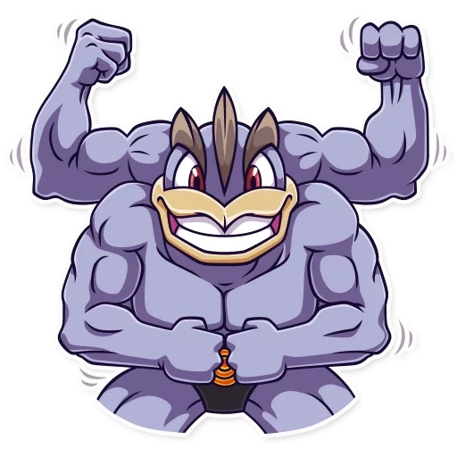 i pokemon, pokemon 068, pokémon machamp, machamp pokemon snorlax