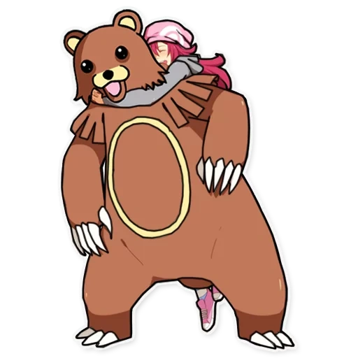 pedobir, pokemon ursaring, pokemon meme aufkleber, pokemon bear evolution, ursaring pokemon evolution