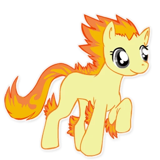 pony, spitfire mlp, kuda poni api, spitfire pony, spitfire pony