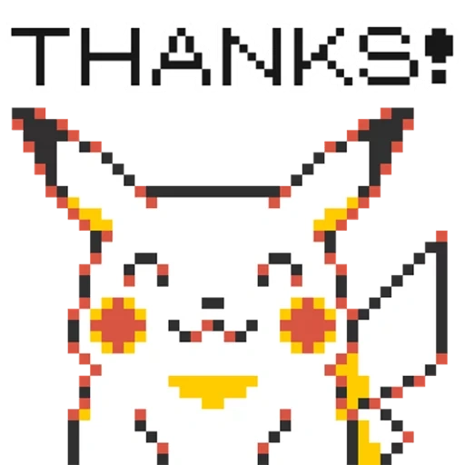 pikachu, pokemon, pixel, pikachu sur les cellules, pokémon dans les cellules