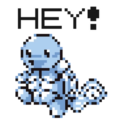 cordons, pokemon, pixel art, squirtl pokemon shaini, pokémon squirtl pixels