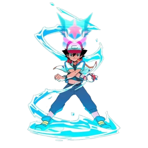 покемон, pokemon ash, луи ширасаги, pokemon fusion, покемон арты грениндщя